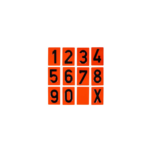 Wkładka cyfr ADR (125x80)